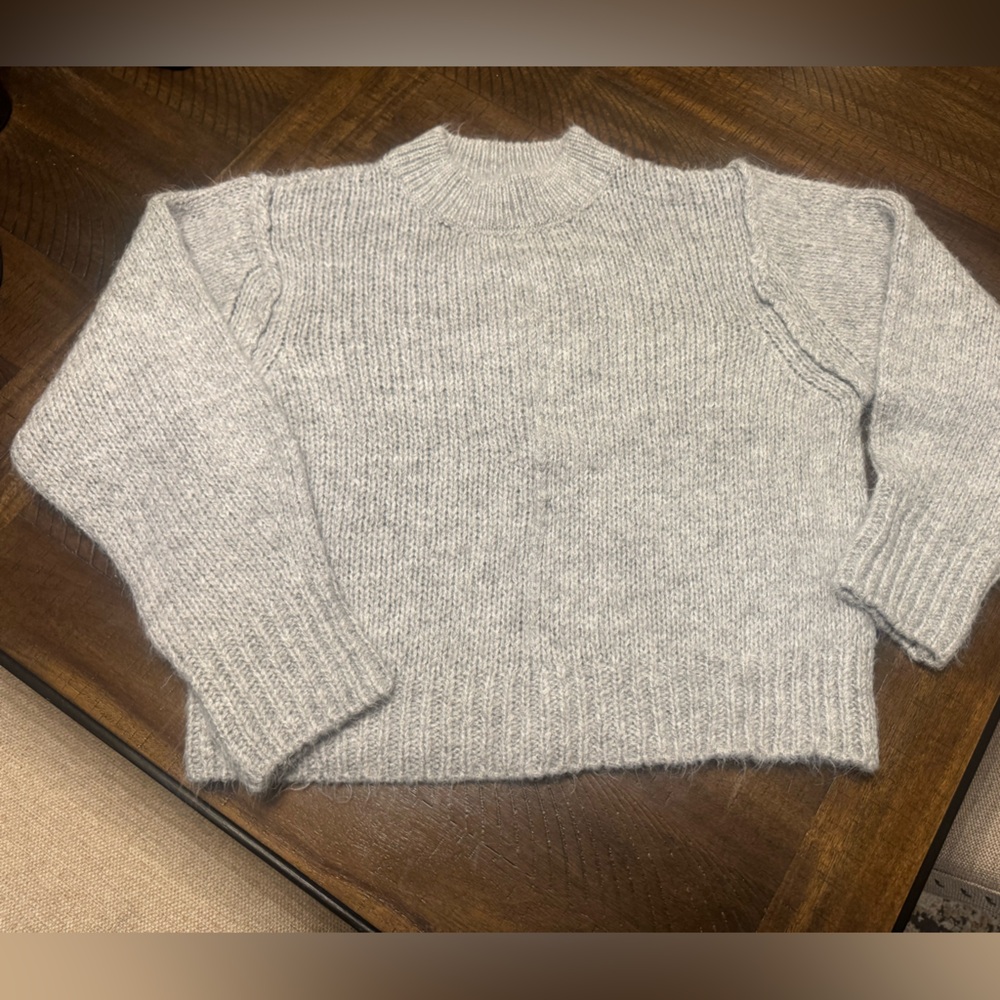 Topshop center seam crew neck sweater